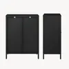 Sideboard ’Säkylä’ Stahl mit 2 Glastüren geriffelt 84 x 64 Produktbild-Vorschau 8