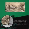 Dekor Leinwand Uhr Wandbilder Geräuschlos Kunstdruck 60x30 Produktbild-Vorschau 5