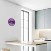 Glasuhr Wanduhr Küchenuhr Echt-Glas 30fi cm Abstrakt Produktbild-Vorschau 5