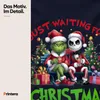 Just Waiting For Christmas Grinch Jack Skellington Santa Anteprima dell’immagine prodotto 4