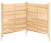 COSTWAY 2-tlg. Gartenzaun, Steckzaun 119x115,5cm(L x H), Produktbild-Vorschau 1