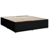 Boxspringbett mit Matratze Schwarz 200x200 cm Stoff Produktbild-Vorschau 10