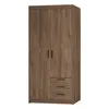 AX LIVING Storicos 2T3S Kleiderschrank mit 2 türen, Eiche Produktbild-Vorschau 1