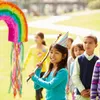 Relaxdays Regenbogen Pinata zum Aufhängen, für Kinder, Produktbild-Vorschau 3