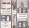 Grand meuble de rangement pour literie et vêtements, gris, Voir les images du produit 14