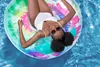 Bestway® Schwimmring Tie Dye mit Kopfstütze  Ø 106 x 61 cm Produktbild-Vorschau 4