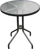 Bistrotisch Balkontisch Glastisch Gartentisch Stehtisch Beistelltisch 60x60 eckig Voir les images du produit