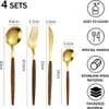 A diagram showing a set of cutlery with dimensions and feature callouts. Produktbild-Vorschau