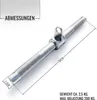 GORILLA SPORTS® Gerade Stange - 50 cm, mit Drehgelenk, bis Produktbild-Vorschau 6