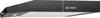 A black range hood is shown from the side with a measurement indicator. Produktbild-Vorschau