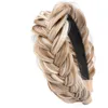 Fascia per capelli intrecciata da donna e ragazza – fascia Anteprima dell’immagine prodotto 2