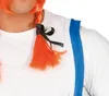 Gestreept schortoveral met riem, maat: L Productafbeelding-voorbeeld 5