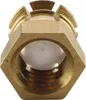 Spreizmuffe sechskant, M6 Länge 9 mm, Bohr ø8 mm, Messing Produktbild-Vorschau 2