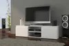 Skříňka RTV 120 cm 2 dveře 2 police FRAMIRE RTV bílá Náhled obrázku produktu 7
