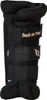 A black horse leg wrap with gold lettering and a logo. Voir les images du produit
