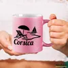 Huuraa Glitzertasse Corsica Frankreich 330ml Pink Keramik Produktbild-Vorschau 3
