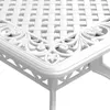 vidaXL Gartentisch Weiß 150x90x72 cm Aluminiumguss Produktbild-Vorschau 9