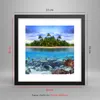 Gerahmtes Poster - Schwarzer Rahmen - Strand lagune wasser Produktbild-Vorschau 5