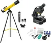 A National Geographic telescope and microscope set is displayed against a white background. Produktbild-Vorschau