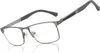 Lesebrille Blaulichtfilterbrille Herren Metallgestell Grau Produktbild-Vorschau 1
