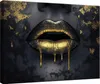 Wandbild Leinwand Bilder Abstrakt Frau 100x75 cm XXL Modern Produktbild-Vorschau 1