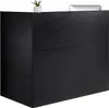 Ontvangstbalie, receptiebalie, zwarte balie, 140 cm Productafbeelding-voorbeeld 1