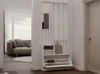 Vera Kleiderbügel Mit Spiegel + Schuhschrank Kaschmir Beige Produktbild-Vorschau 3