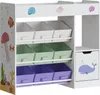 Étagère pour enfants 'Søndreland' avec une porte d'armoire Voir les images du produit 3