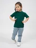 MOD Jeans | T-Shirt Kinder – Größe 140 – Grün – 100% Produktbild-Vorschau 3