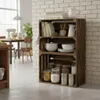 Holzkisten Set geflammt 50x40x30cm - Mix-Varianten mit & Produktbild-Vorschau 5