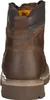 Back view of a brown leather boot. Voir les images du produit