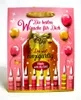 Geschenktasche Pink Kerzen 20x25x10 cm (B/H/T) Produktbild-Vorschau 3