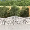 Gabionen mit Hochbogen 25 Stk. 200x50x60/80 cm Verzinktes Produktbild-Vorschau 2