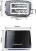 A diagram showing the dimensions of a toaster. Produktbild-Vorschau