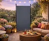 Paravent Outdoor Wetterfest 180 x 78 cm Grau | Raumteiler Produktbild-Vorschau 2