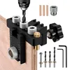 Bohrschablone,3-in-1 die Bohrschablone Möbelbau,Dübellöcher Produktbild-Vorschau 1