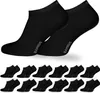 OCERA 12x Bambus Sneaker Socken Uni für Damen und Herren in Produktbild-Vorschau 1