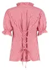 Tirol traditionele blouse, rood-wit geruit, maat 52 Productafbeelding-voorbeeld 3