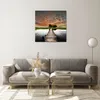 Bilder auf glas - Asien brücke see natur - 60x60cm - Produktbild-Vorschau 7