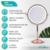 Mirlux Make-up-Spiegel mit LED-Beleuchtung - 10-fache Produktbild-Vorschau 2