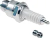 A spark plug and a small metal adapter are shown against a white background. Produktbild-Vorschau