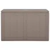 vidaXL Boîte de rangement de jardin 180 L brun aspect bois Voir les images du produit 10