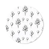 MuchoWow® Mauspad Mousepad Ballon - Muster - Schwarz und Produktbild-Vorschau 1