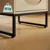 Relaxdays, table de chevet, aspect rotin, 2 tiroirs, Voir les images du produit 6