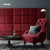 Wandkissen Matt Velvet dunkelrot Samt-Optik 30 x 30 cm Produktbild-Vorschau 7