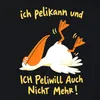 "Ich Pelikann Und Ich Peliwill" – Felpa con cappuccio, Anteprima dell’immagine prodotto 3