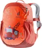 A children's backpack with a fire truck graphic. Podgląd zdjęcia produktu