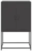 vidaXL Highboard Schwarz 68,5x38,5x107 cm Stahl Produktbild-Vorschau 6