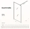 Mai & Mai Walk-In-Duschwand 8mm Glaswand Produktbild-Vorschau 9