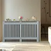 Relaxdays Heizkörperverkleidung Lamellen, HBT 83x152x19 cm, Produktbild-Vorschau 6